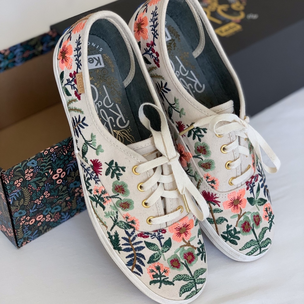 NIB Keds x Rifle Paper Champion Herb Garden 7